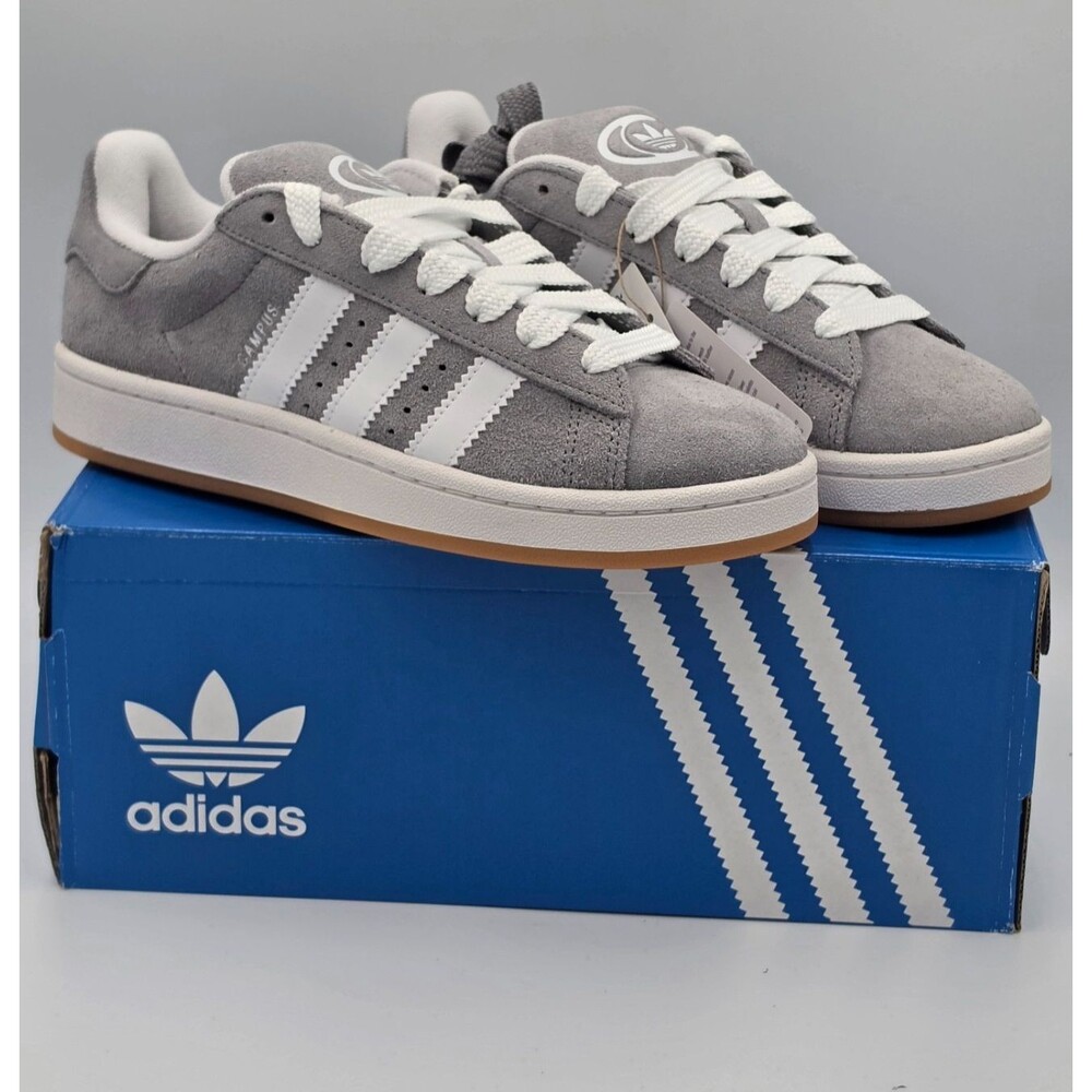 adidas Campus 00s J Grey White Gum HQ6507 Youth 6 Women s 7.5 NIB